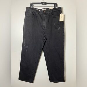 NWT Universal Thread Wide Leg Jeans Black‎ Women’s Sz 18 Denim Casual